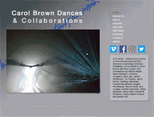 Tablet Screenshot of carolbrowndances.com